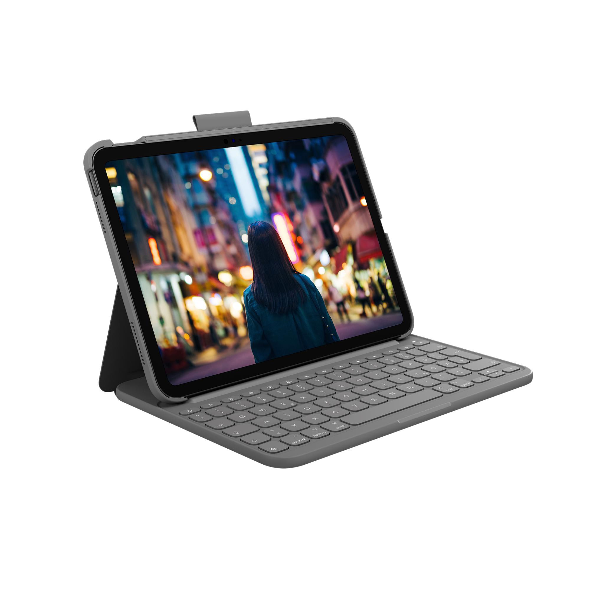 Logitech Slim Folio Hülle und Tastatur für Apple iPad 10,9 Zoll (2022) und iPad 11 Zoll (A16/2025) 920-011423
