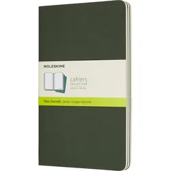 Moleskine Cahier Blanko Notizbücher L Waldgrün 3 St.