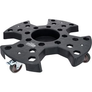 KS-Tools Transportroller 160.0690, Ø 640mm, mit Bremse, Tragkraft 136kg