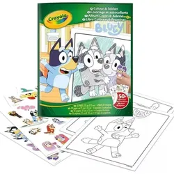 Crayola: Bluey – Mal- und Stickerheft