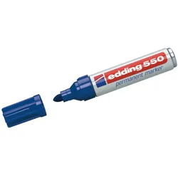 Edding, Marker, 550 Permanent Marker, Rundspitze, versch. Farben (10x)