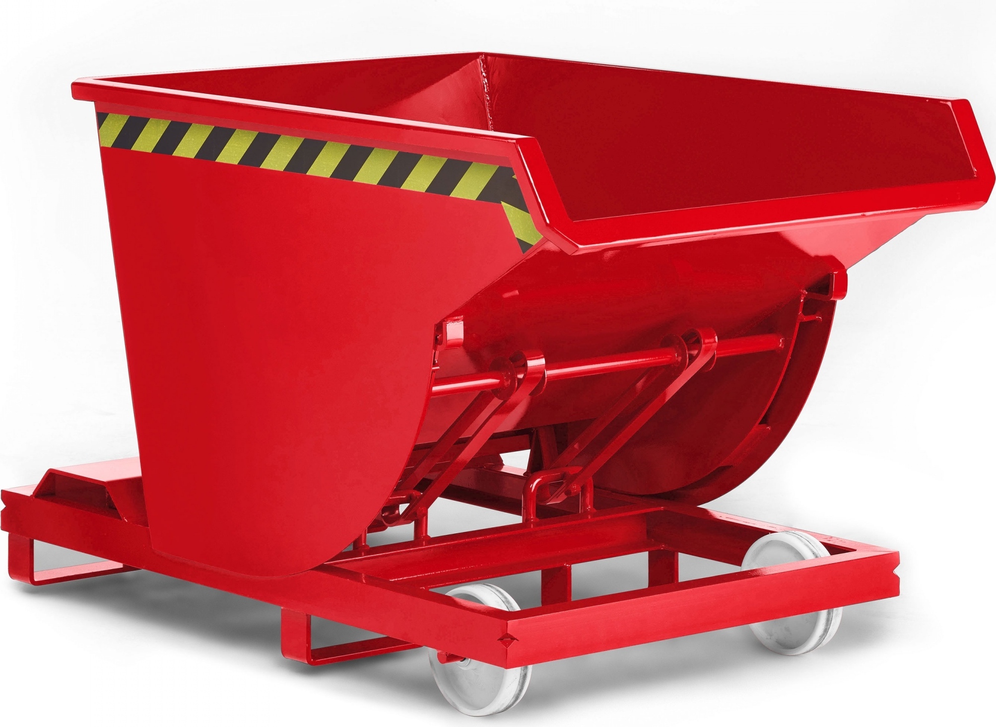 R+R Industrietechnik Selbstkipper Typ RSK-30 830x1350x810mm 300dm³ RAL 3000 Feuerrot