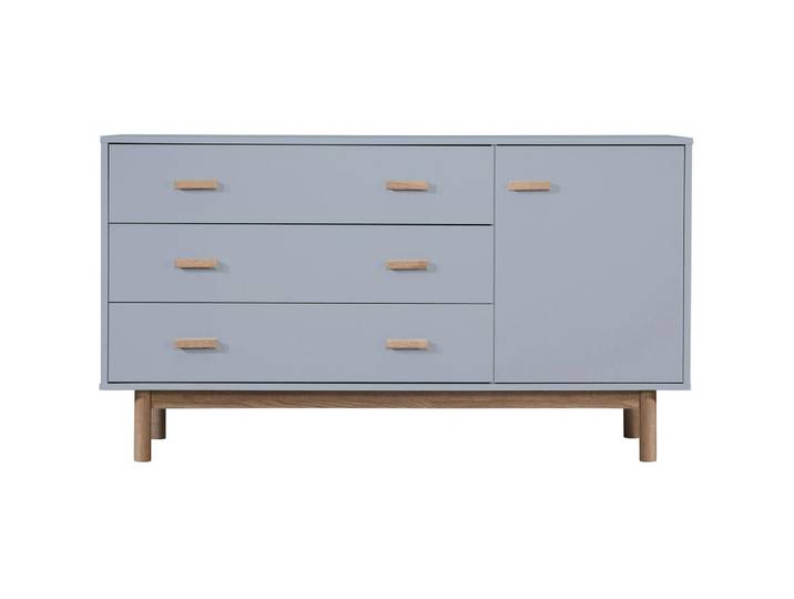 SIDEBOARD Melanie Grau Eichefarben