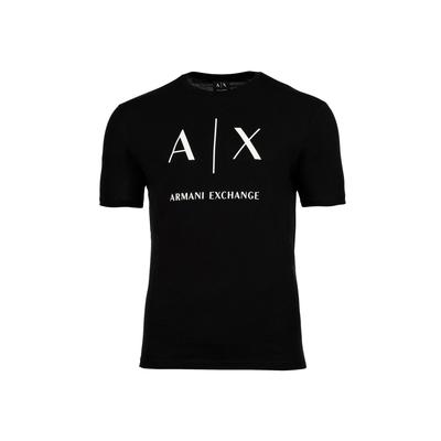 T-Shirt ARMANI EXCHANGE "T-Shirt T-SHIRT 1er Pack", Herren, Gr. M, schwarz, Obermaterial: 100% Baumwolle CO., Shirts T-Shirt