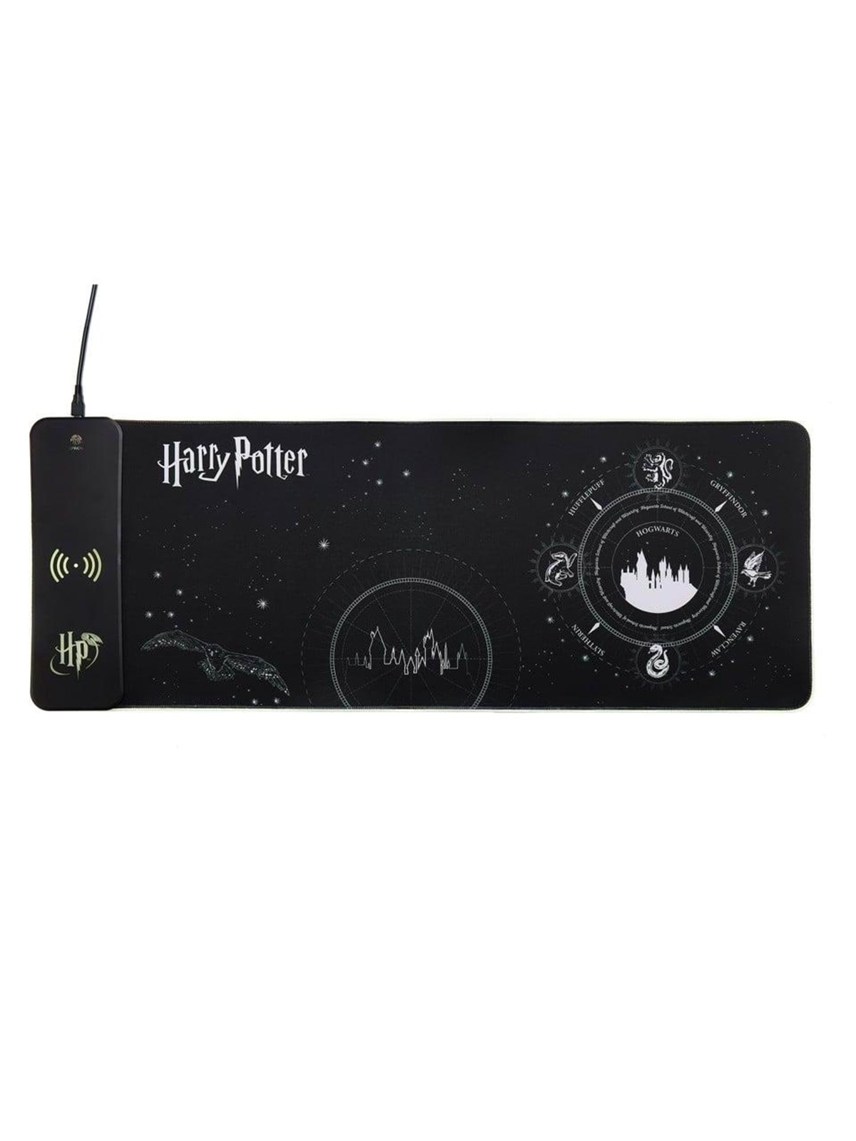 Numskull Harry Potter XL RGB Gaming Mat with 15W Wireless Charger
