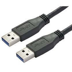 Bachmann USB-Kabel USB 3.0 USB-A Stecker 1.8 m Schwarz 918083