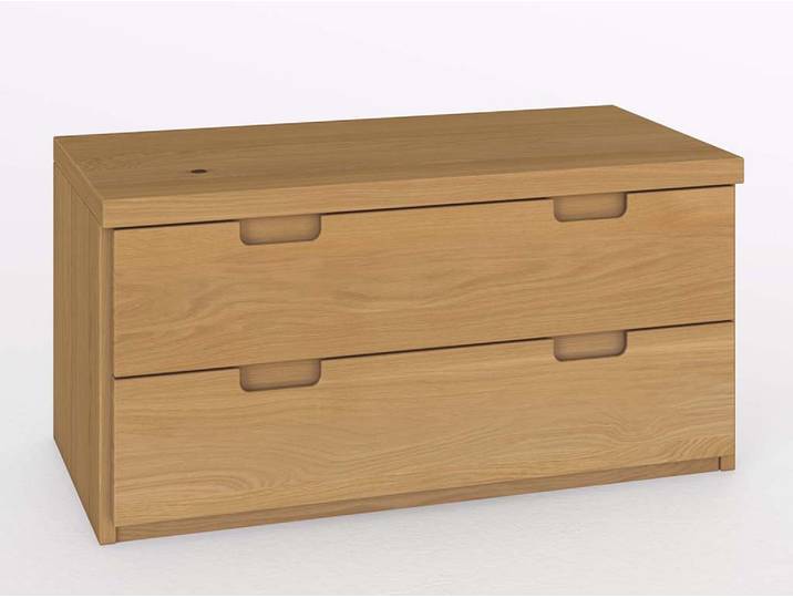 Sideboard „Lukas“ aus Eiche Hell Massivholz Eiche Hell