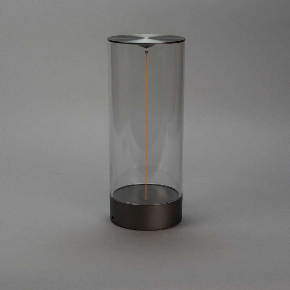 KonstSmide Edison L oplaadbare tafellamp antraciet - 7847-370