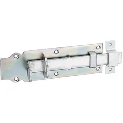 Schlossriegel gerade,mit befestigter Schlaufe, 200x73 mm, galvanisch verzinkt, dickschichtpassiviert