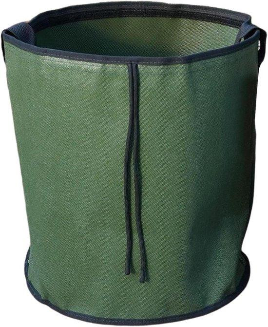 Zwarte brandwerende houtskool opslagtas voor pellets en buiten grillen, 35 x 30 x 30 cm