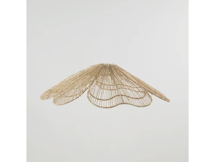 Nicht elektrifizierte Pendelleuchte aus Jute, Ø 60 cm