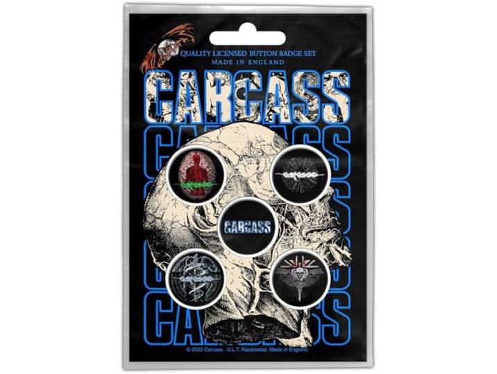 Razamataz Carcass - Necro Head Knop Set, Meerkleurig, One Size