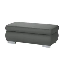 Kollektion Kraft XXL-Hocker  Kathrin ¦ grau ¦ Maße (cm): B: 129 H: 47 T: 64.0