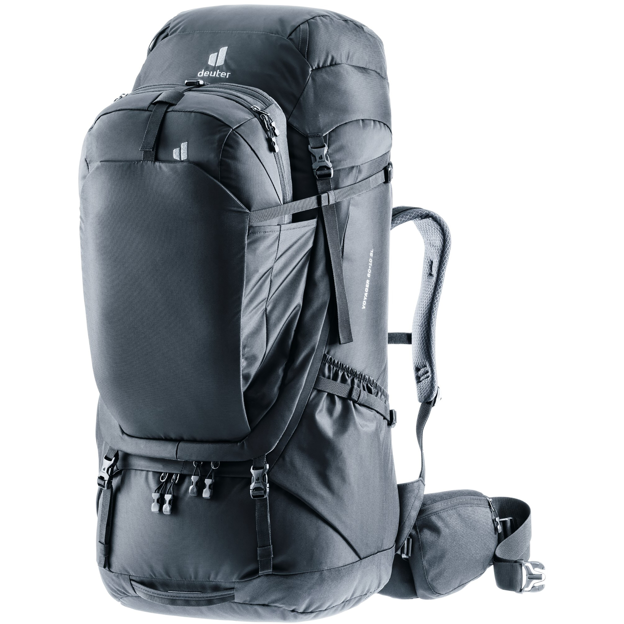 Deuter Voyager 60+10 SL Damen Trekkingrucksäcke schwarz Größe 60+10L Reise