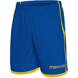 Macron, Herren, Sporthose, algol (3XS), Blau, Gelb