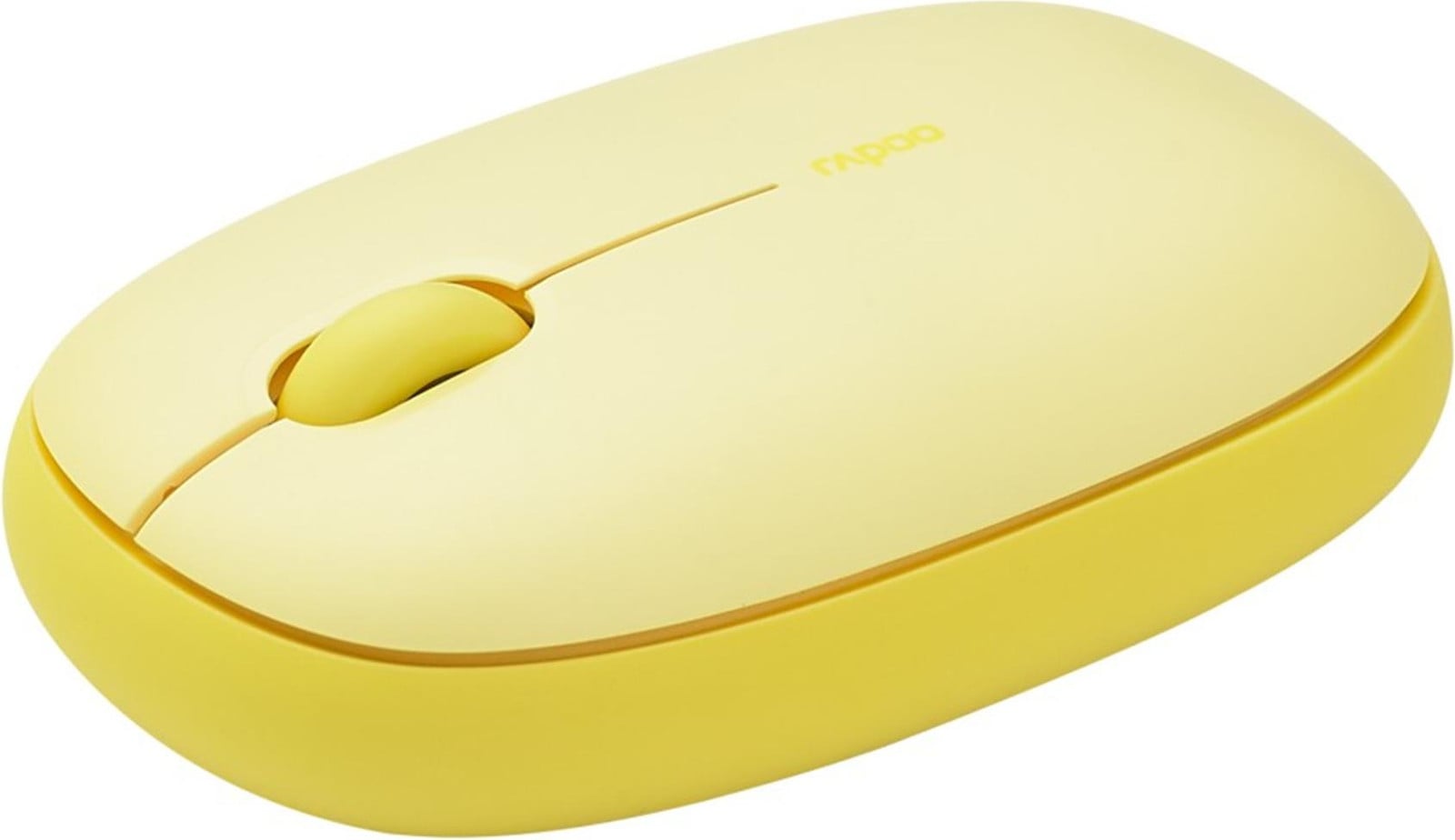 Rapoo M660 Silent Draadloze Optische Muis met Bluetooth en RF, 1300 DPI, Geel