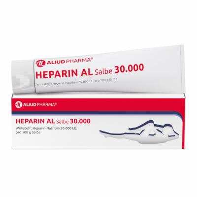 ALIUD Pharma GmbH Heparin AL Salbe 30.000 bei Prellungen oder Blutergüssen 40 g 04668321