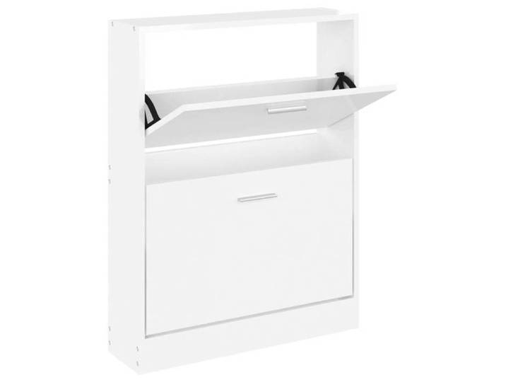 Abri/meuble à chaussures - BEST-HOME - Armoire à chaussure - Blanc brillant - 59x17x81cm - Bois ingénierie - Range-Chaussures 3_8925