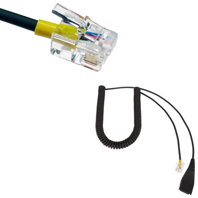 Gequdio RJ-Kabel kompat. mit Mitel,Aastra,Fanvil,Poly,Gigset