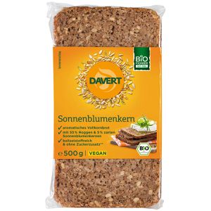 Davert Brot Sonnenblumenkern, BIO, vegan & laktosefrei, geschnitten, 500 g
