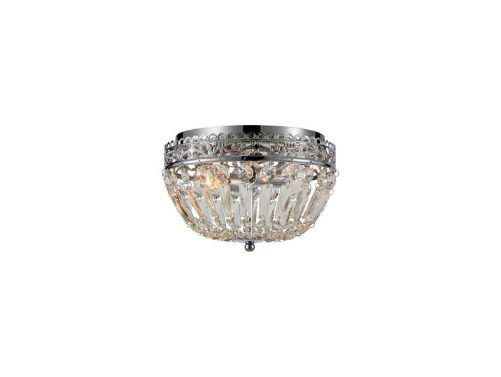 Plafonnier 1xe14 chrome et cristal