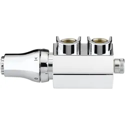 Danfoss VHS Ventilset CHROM Heizkörper R 1/2, Eck