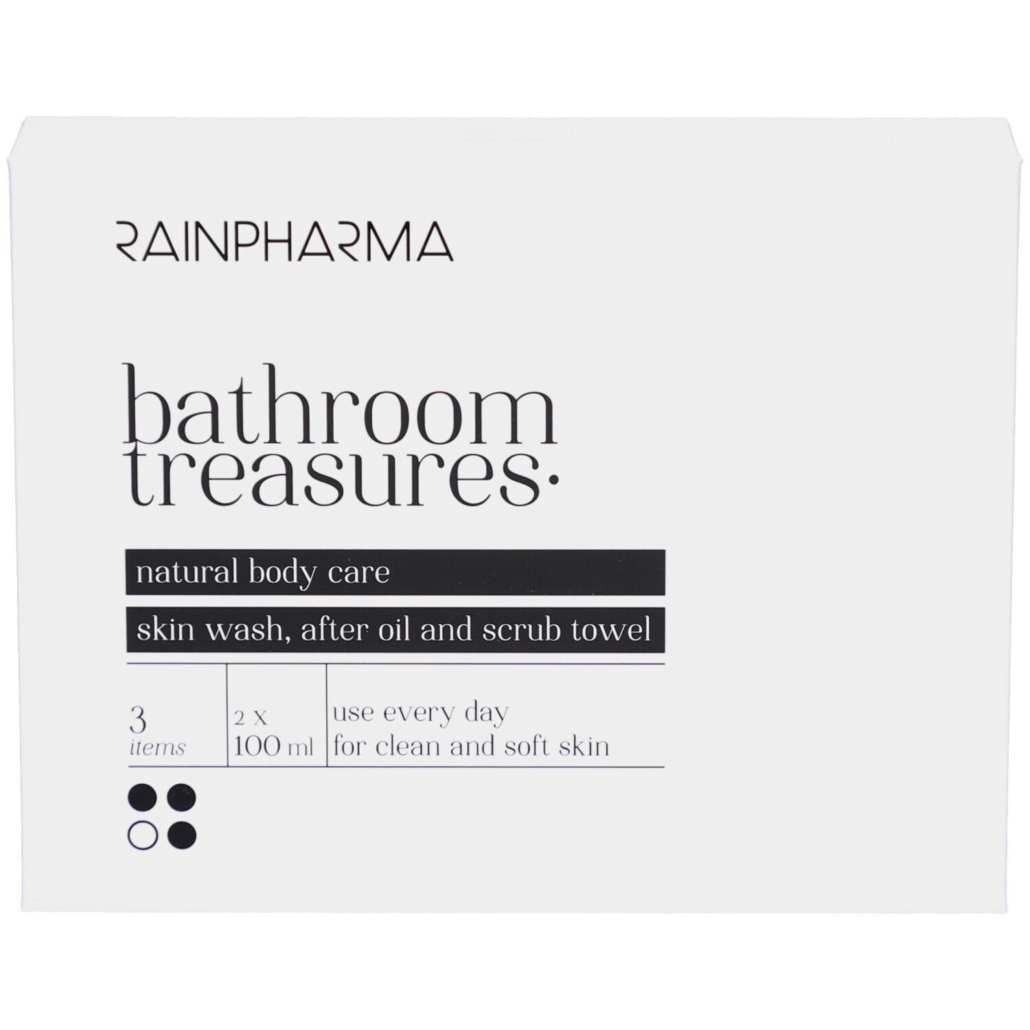 RainPharma Bathroom Treasures 2x100ml 2x100 ml Gel
