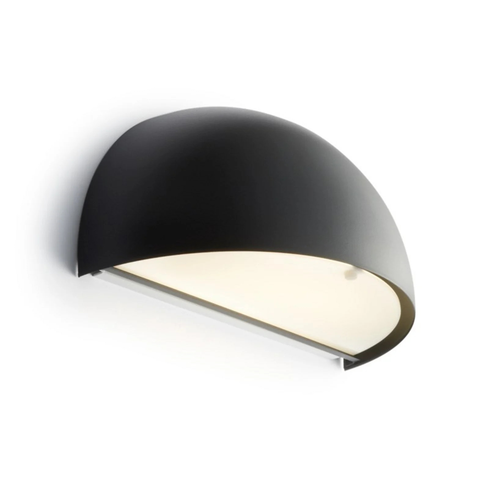 LIGHT-POINT Rørhat Buiten Wandlamp Zwart Metaal 40W E14