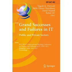 Grand Successes and Failures in IT: Public and Private Sectors, Fachbücher
