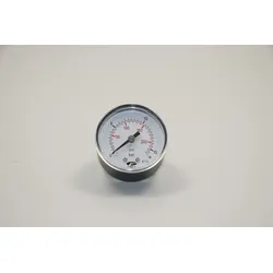 Aircraft Manometer Ø50, G1/4", 0-16BAR 9052801, Anschluss hinten