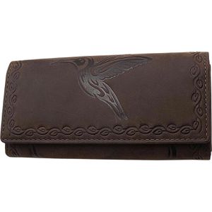 Böttcher-AG Portemonnaie 1024, braun, aus Echt Leder, mit Münzfach, 17 Karten- und Ausweisfächer, RFID Schutz