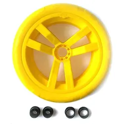 BERG Rad für Buzzy Pedal-Gokart, hinten, gelb/gelb, 9x2