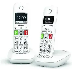 Gigaset E290 Duo, Telefon, Weiss