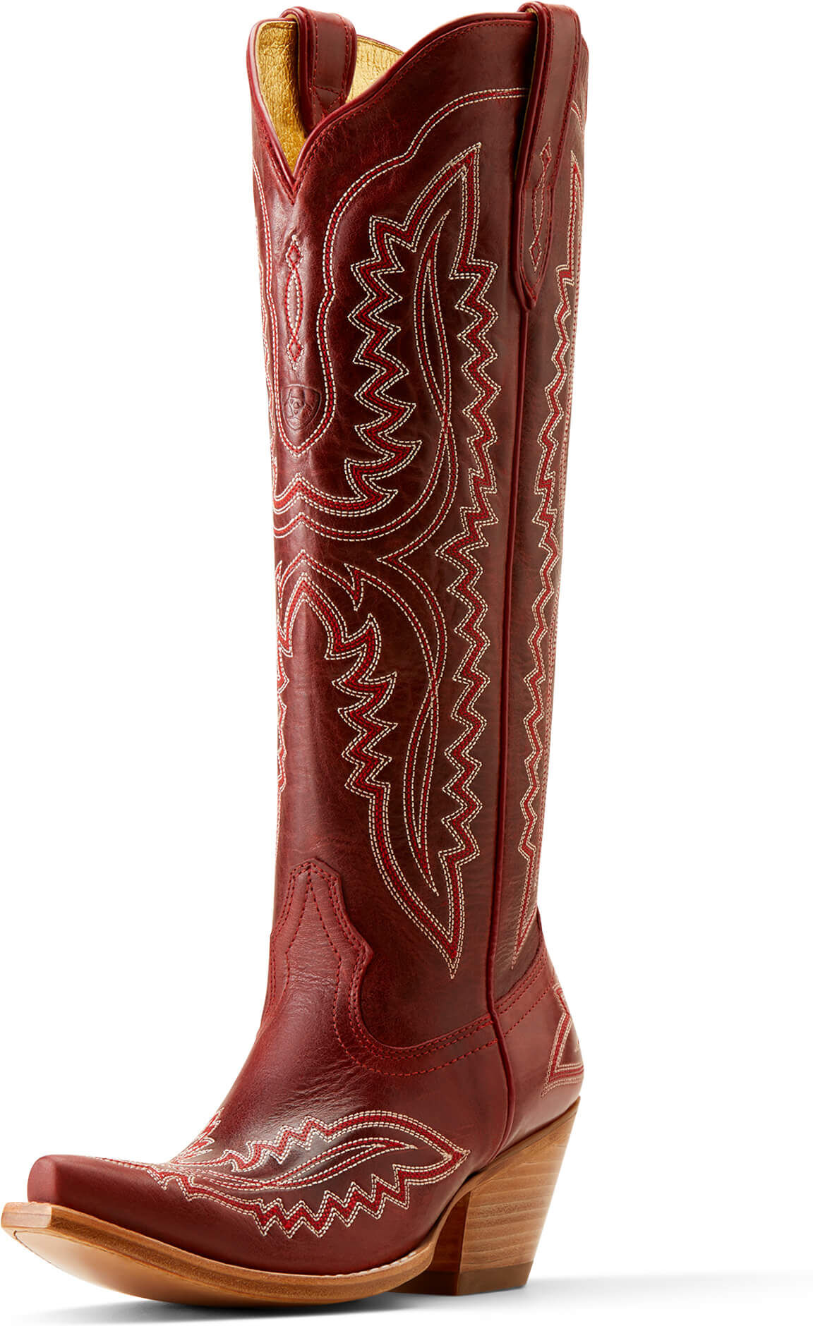 Women's Casanova X Toe Cowgirl Boots in Red Alert Leather, Size: 7 B / Medium by Ariat