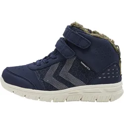 hummel Crosslite hummelTEX Mid-Top Winter Sneaker wasserabweisend gefüttert Kinder 1009 - black iris 31