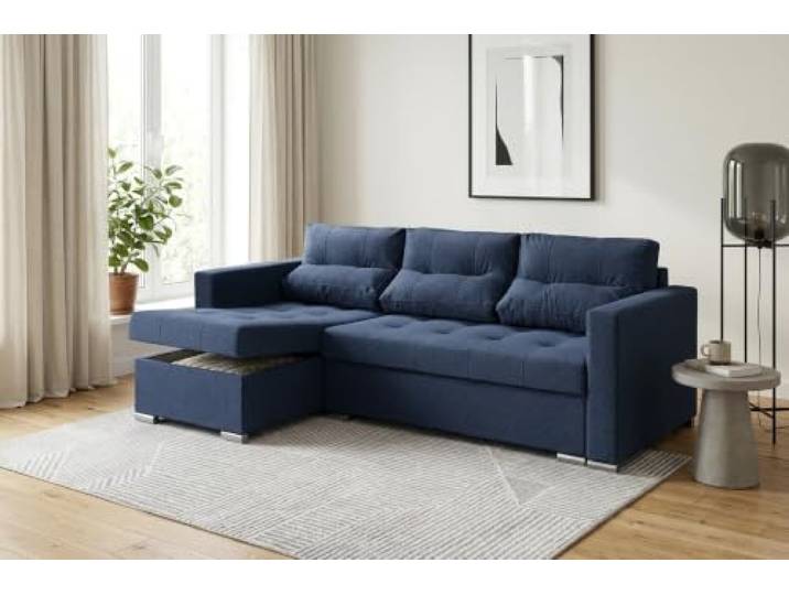 Family Meble Ecksofa Varius Angel mit Schlaffunktion und 2 Bettkästen, Ecke Links oder rechts montierbar – Variante Angelo Angel 16
