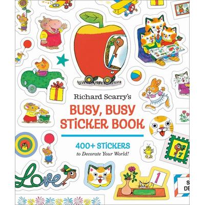 Richard Scarry's Busy, Busy Sticker Book, Taschenbuch von Richard Scarry, Random House N.Y.