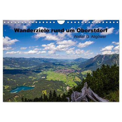 Wanderziele rund um Oberstdorf (Wandkalender 2027 DIN A4 quer), CALVENDO Monatskalender