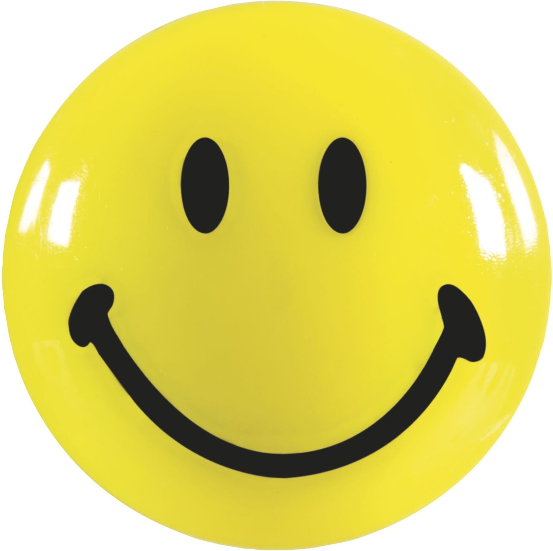 Magnetoplan Smiley-Magnete, gelb-schwarz, groß 40 mm VE 4 (16673)