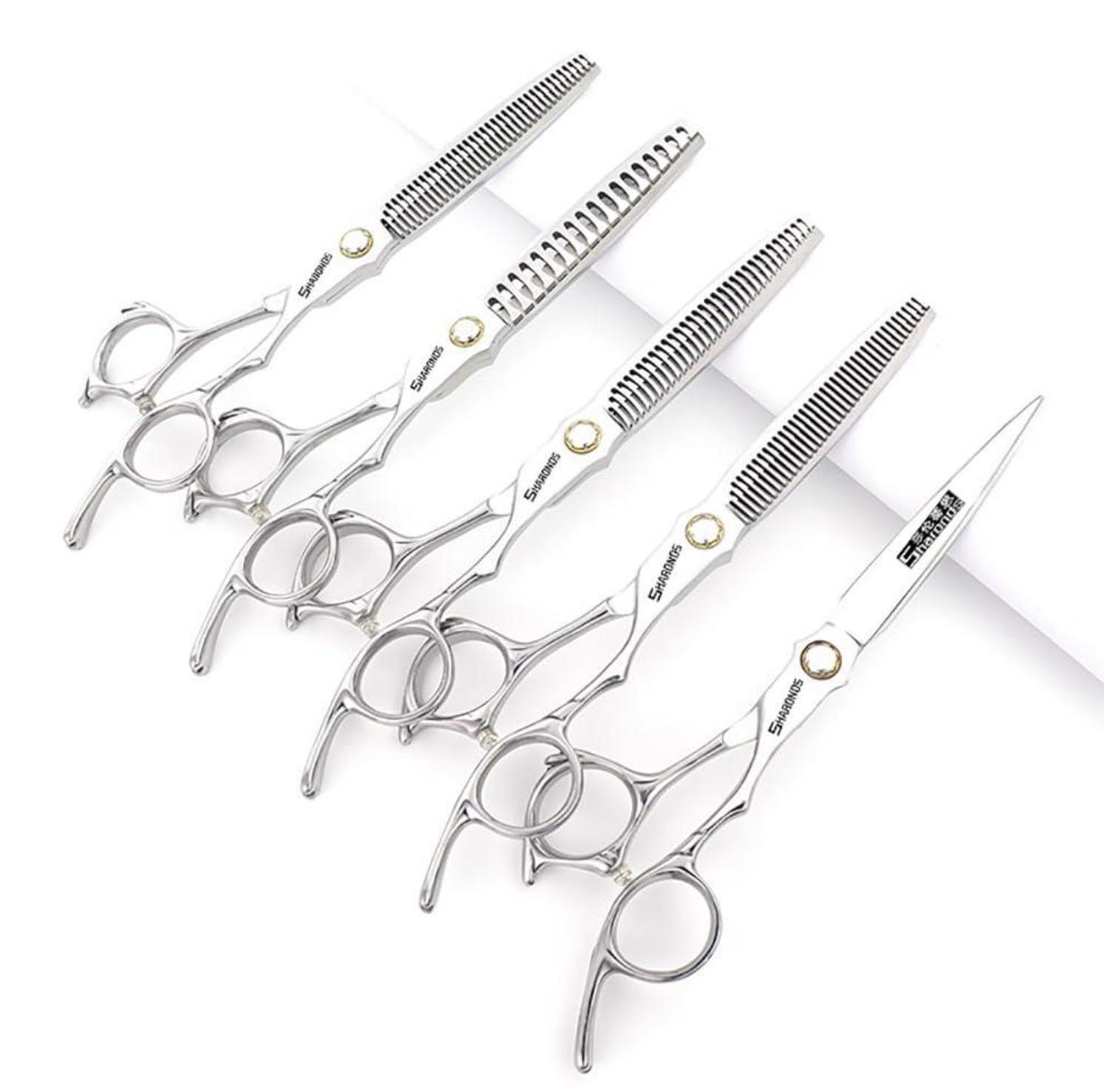 Haarschneider-Set 6,5 Zoll 5 Stück Japanischer 440C Stahl Ergonomisch