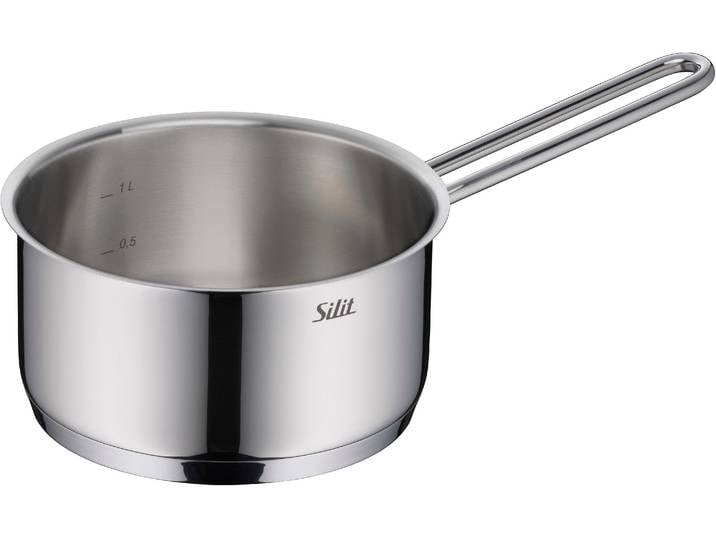 Kasserolle SILIT Extra Cook , grau (edelstahl), B:18,1cm H:9,1cm L:34,2cm, Töpfe, Kasserolle, SiliTherm Universalboden, induktionsgeeignet, spülmaschinengeeignet