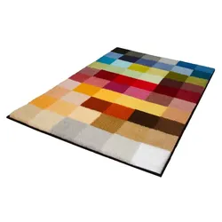 Kleine Wolke Badteppich Cubetto 75 x 120 cm Polyacryl Bunt