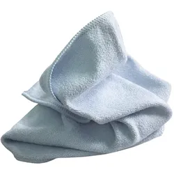 Microfasertuch Mega Clean, Stretch Light blau 40x40 cm Profi-Pflegetuch für empfindliche Oberflächen