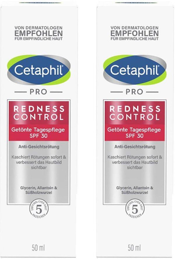 Cetaphil Rednesscontrol getönte Tagespflege SPF 30 2x50ml