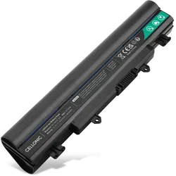 Cellonic Akku für Acer Aspire V3-572PG, V3-572P, V3-472, V3-472P, 3M, V3-472PG (4400 mAh), Notebook Akku, Schwarz