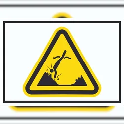 HB-Druck Schild Warnung Objekte Unterwasser Symbol A3 (297x420mm)