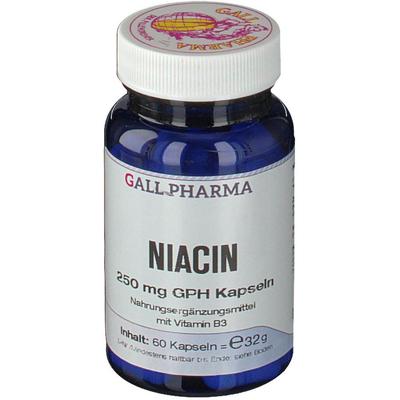 Niacin 250 mg GPH Kapseln 60 St