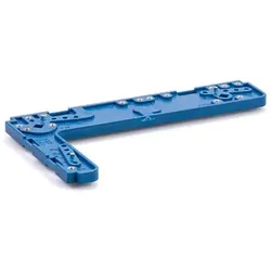 OL-Bohrlehre, Eckumlenkung, OL 90, Kunststoff blau lackiert - blau