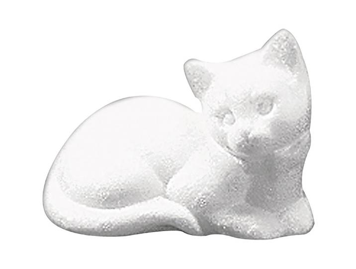 Rayher Styropor-Katze Liegend 14 cm