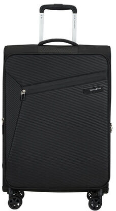 Samsonite Litebeam 66cm 4-Wheel Medium Expandable Suitcase - Black